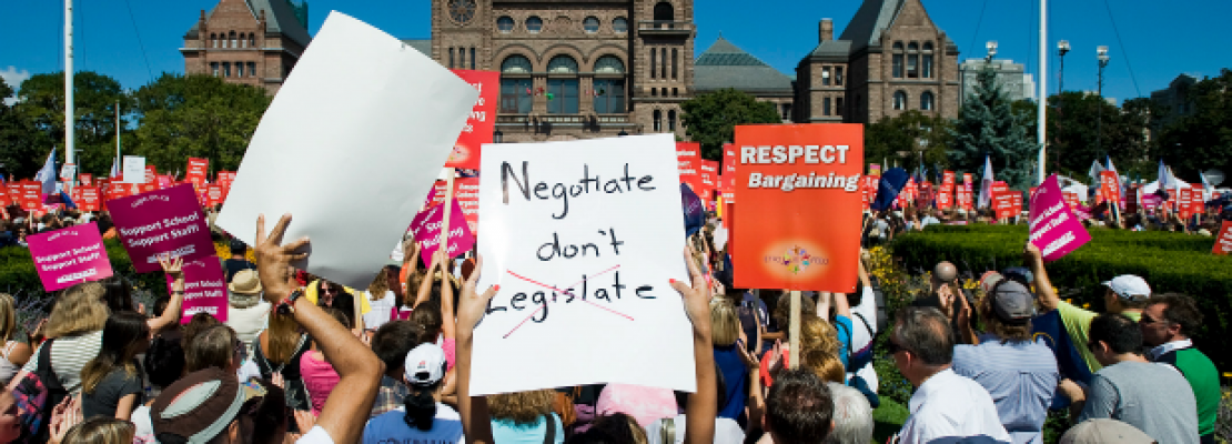 As teachers’ strikes loom over Ontario, the fight isn’t about salaries, though it is about the bottom line